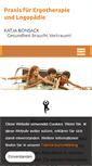Mobile Screenshot of ergotherapie-bonsack.de